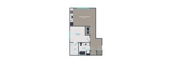 S1.1 Floor Plan at Link Apartments® West End, Greenville, 29601
