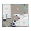 B4 Floor Plan B4 Floor Plan at Link Apartments® West End, Greenville, 29601