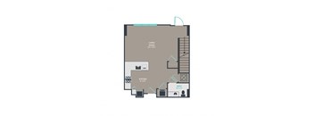 T1-Loft Floor Plan at Link Apartments® West End, South Carolina