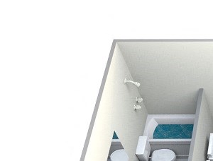 1 Bed 1 bath Floor Plan 1 Bed 1 bath Floor Plan at Latitude 46, West Fargo, 58078