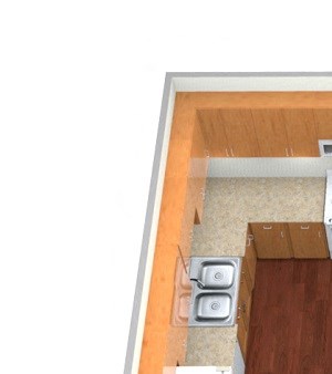 1 Bedroom 1 bath Floor Plan 1 Bedroom 1 bath Floor Plan at Latitude 46, West Fargo, North Dakota