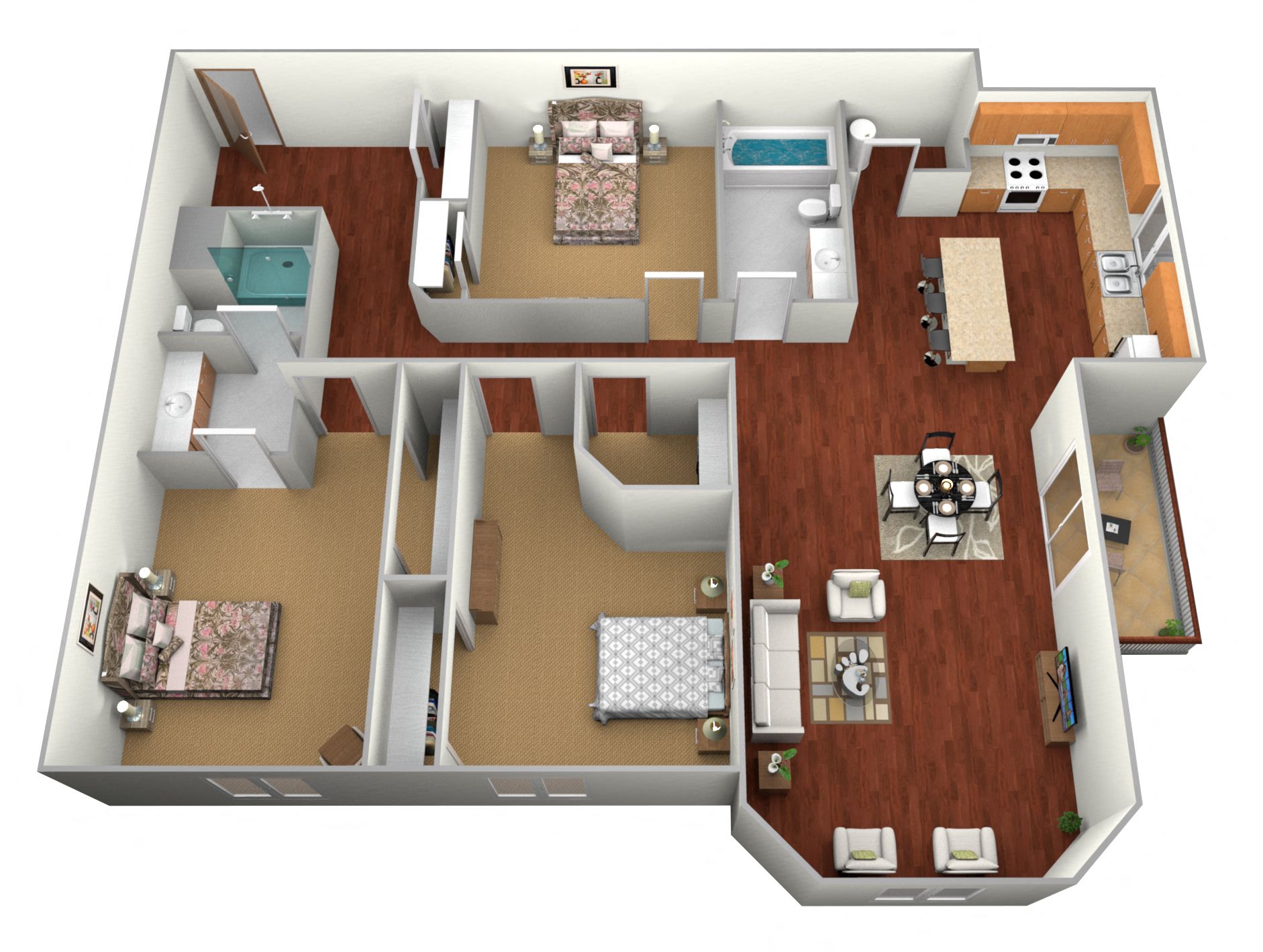 3 bed 2 bath at Kassenborg, Moorhead