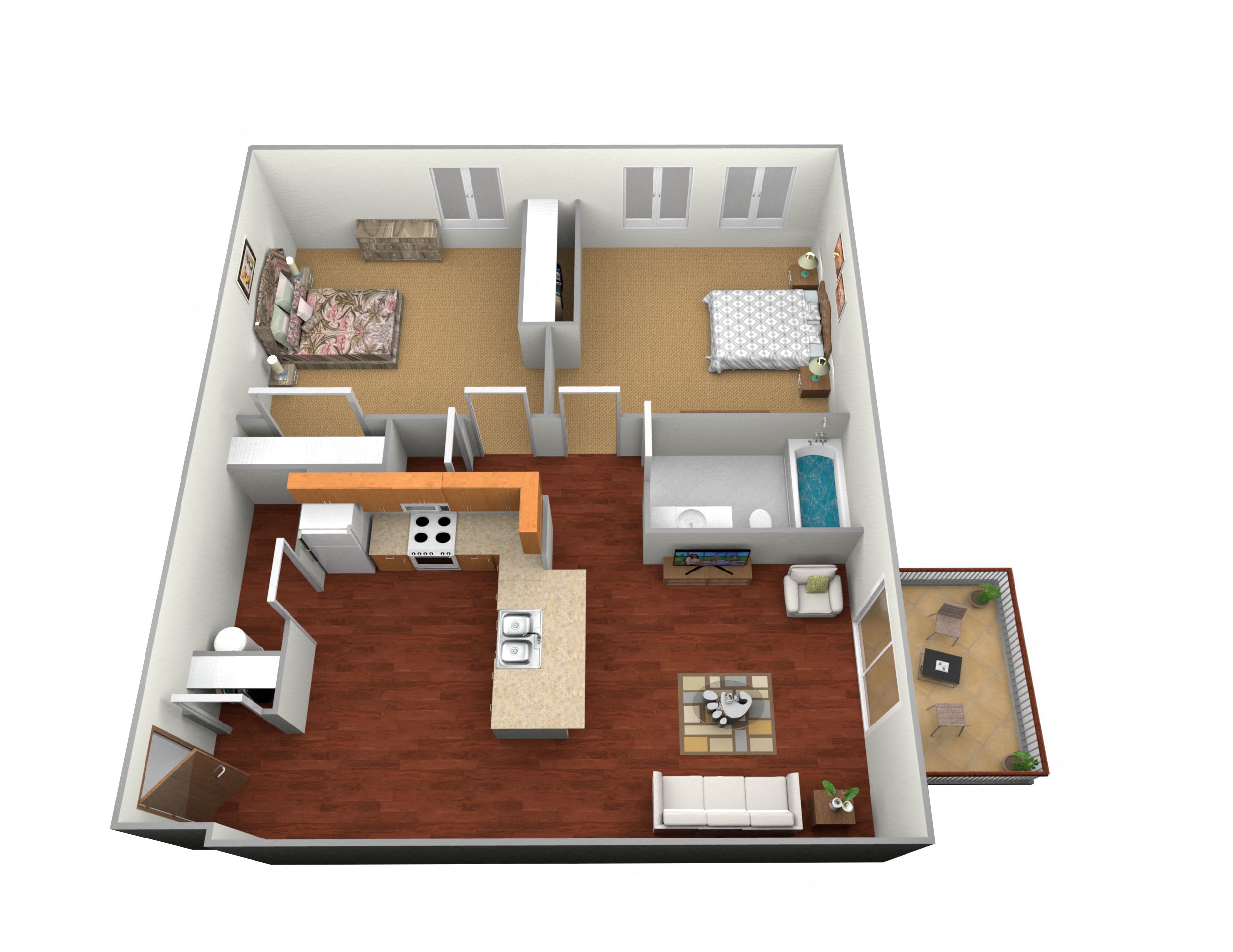 Woodlawn 2 bed 1 bath at Kassenborg, Minnesota, 56560