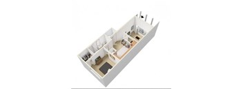 Hawthorne Floorplan at Russellville Commons, Portland, OR, 97216