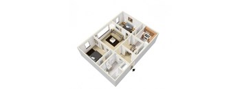 Sellwood Floorplan at Russellville Commons, Portland, OR, 97216