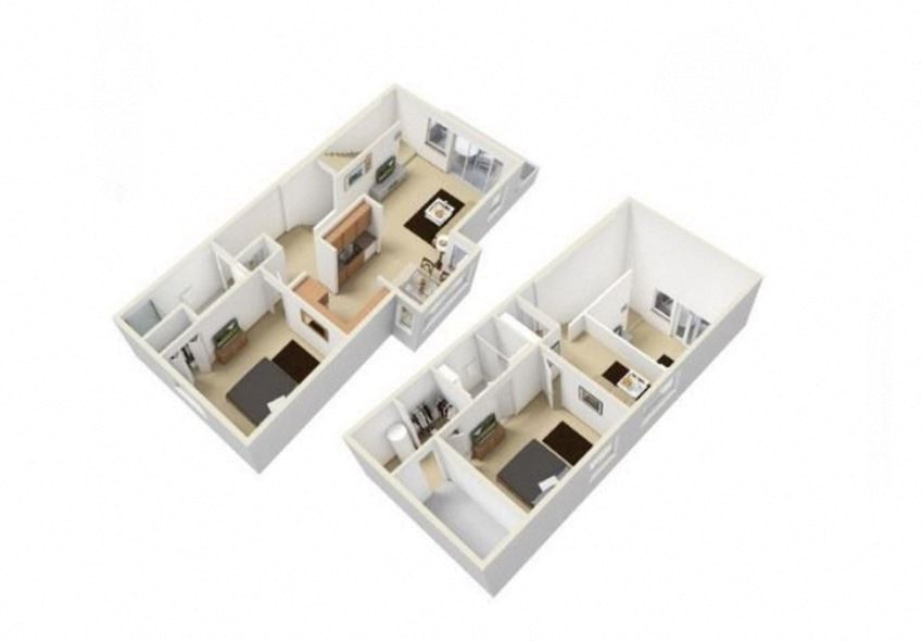 Floorplan2 at Russellville Commons, Portland, OR, 97216