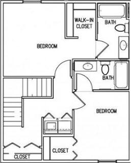 2 Bed 2.5 Bath Townhouse