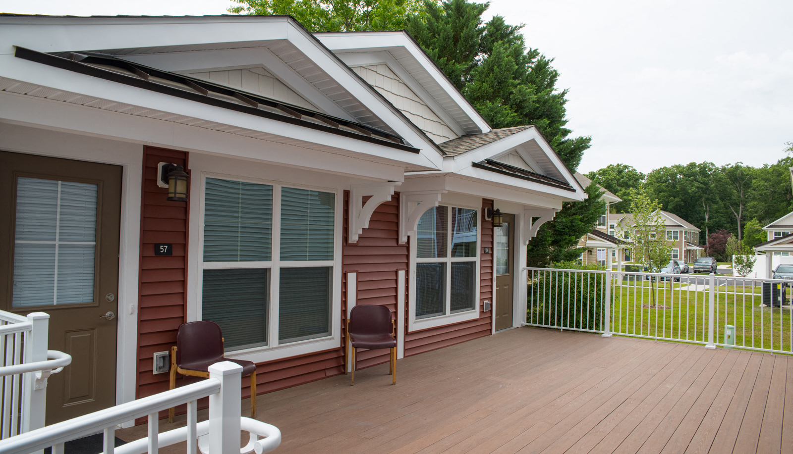 Riverwoods at Denton Apartments Second Story Deck