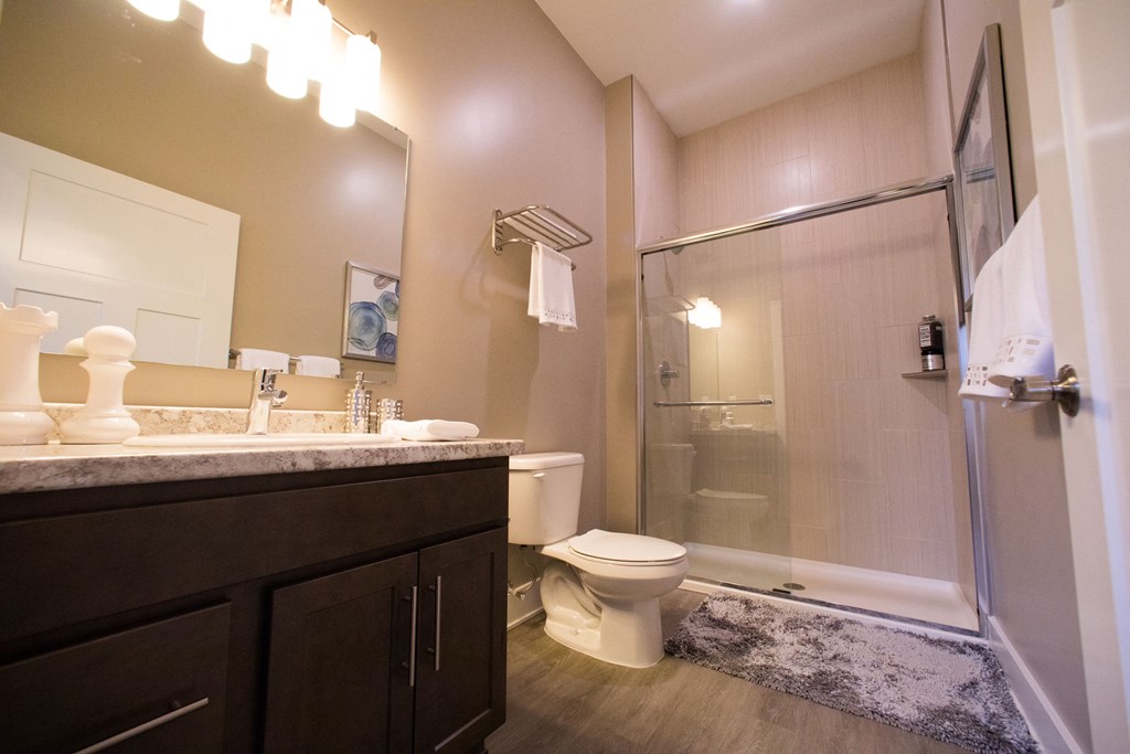 Large Bathroom with Plenty of Storage