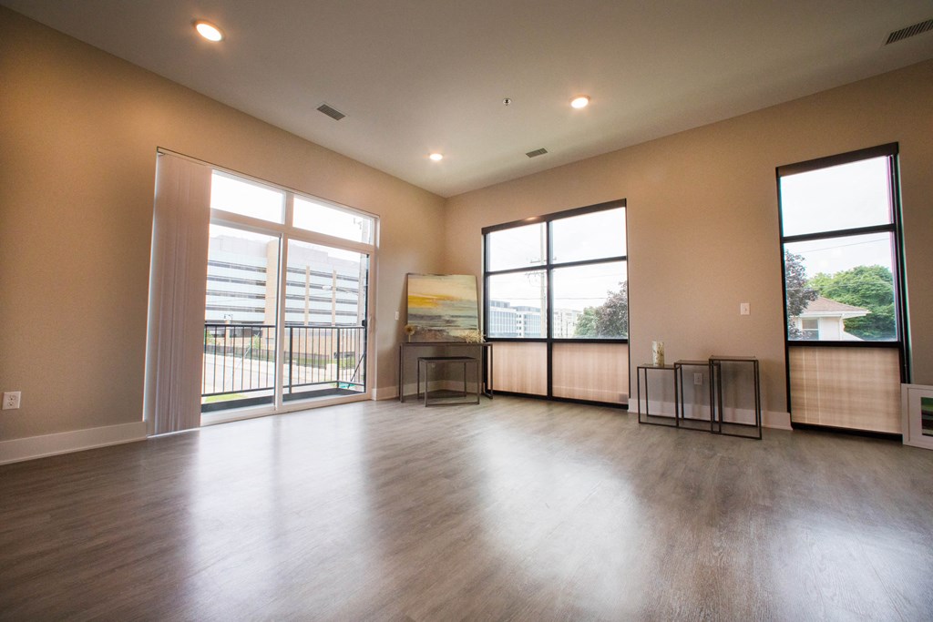 Spacious Living Room with Lots of Windows