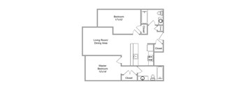 Two Bedroom, Two Bathroom