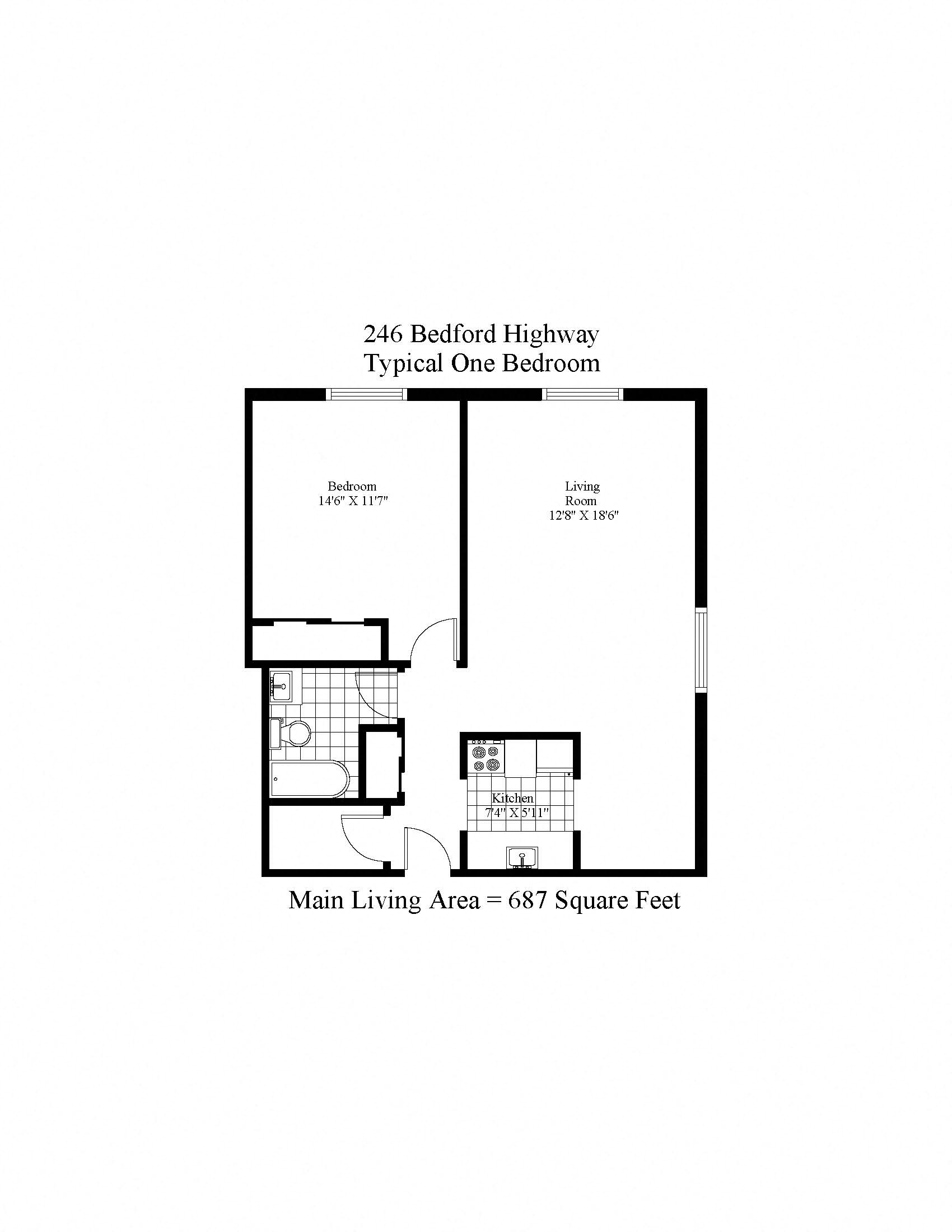 Large One Bedroom