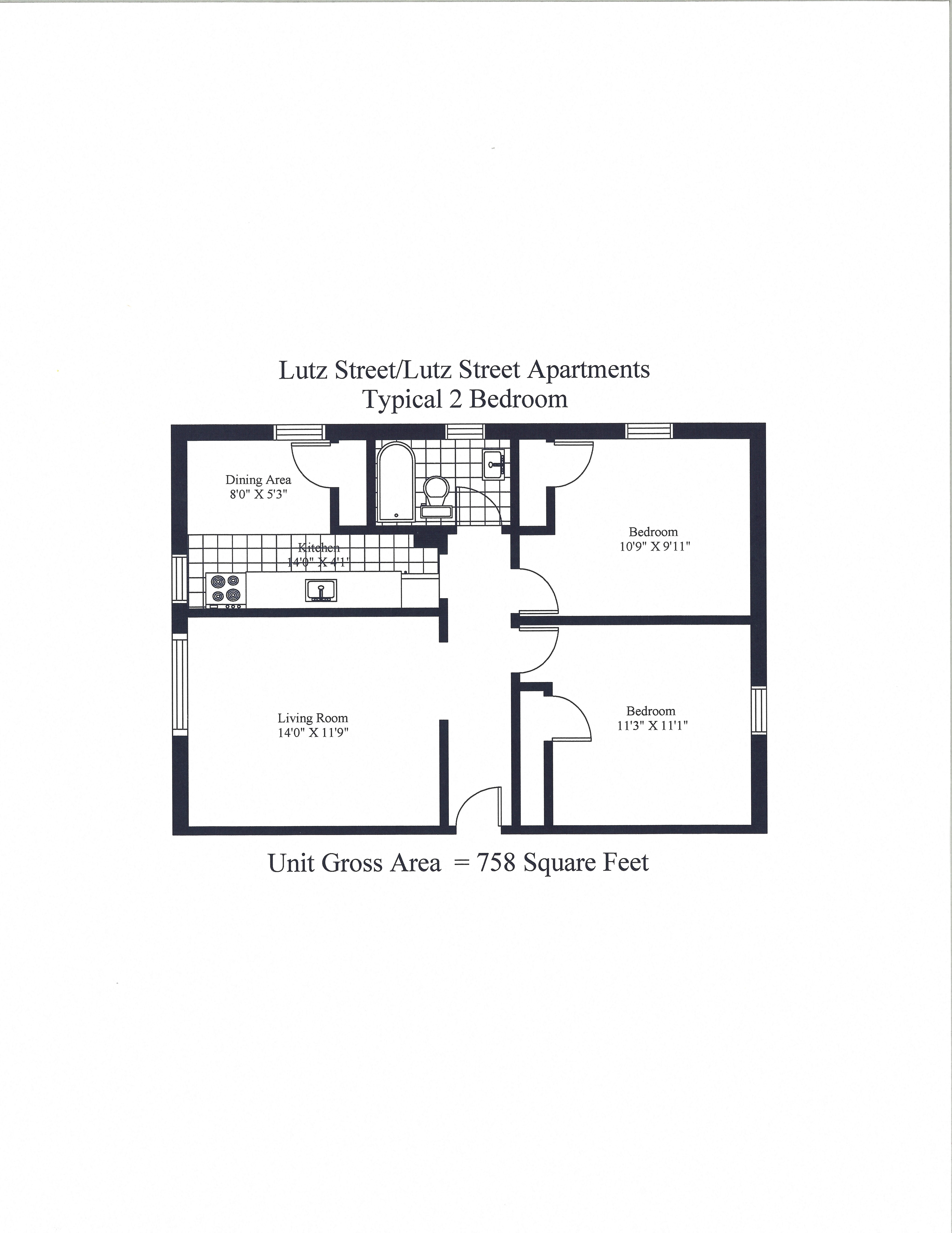 Lutz Street Apartments Two Bedrooms