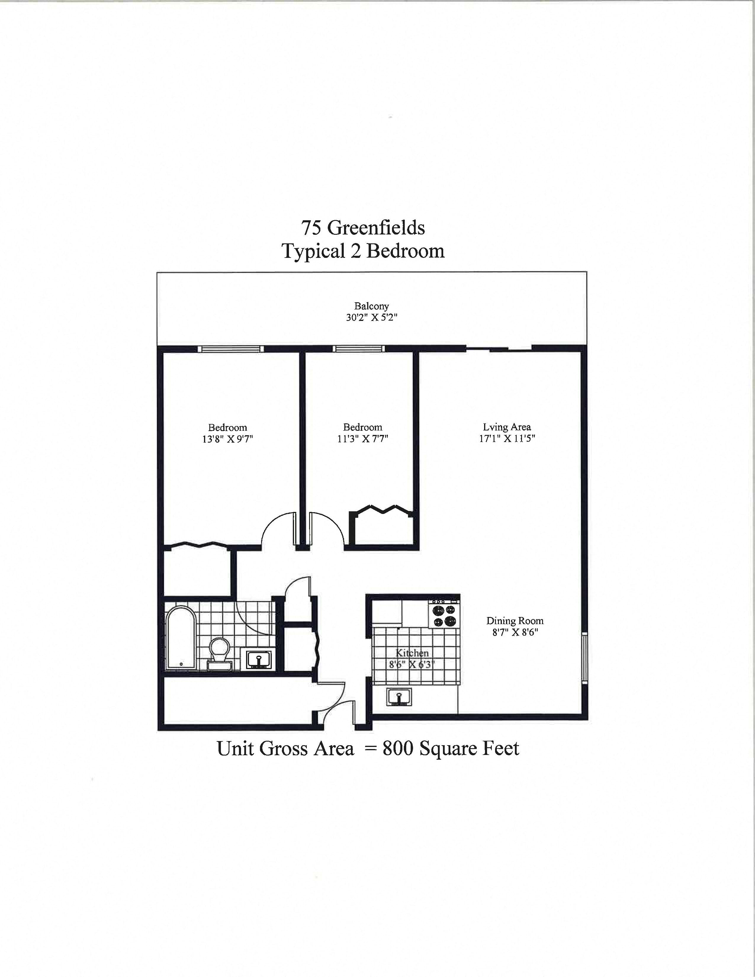 75 Greenfields Two Bedroom Image