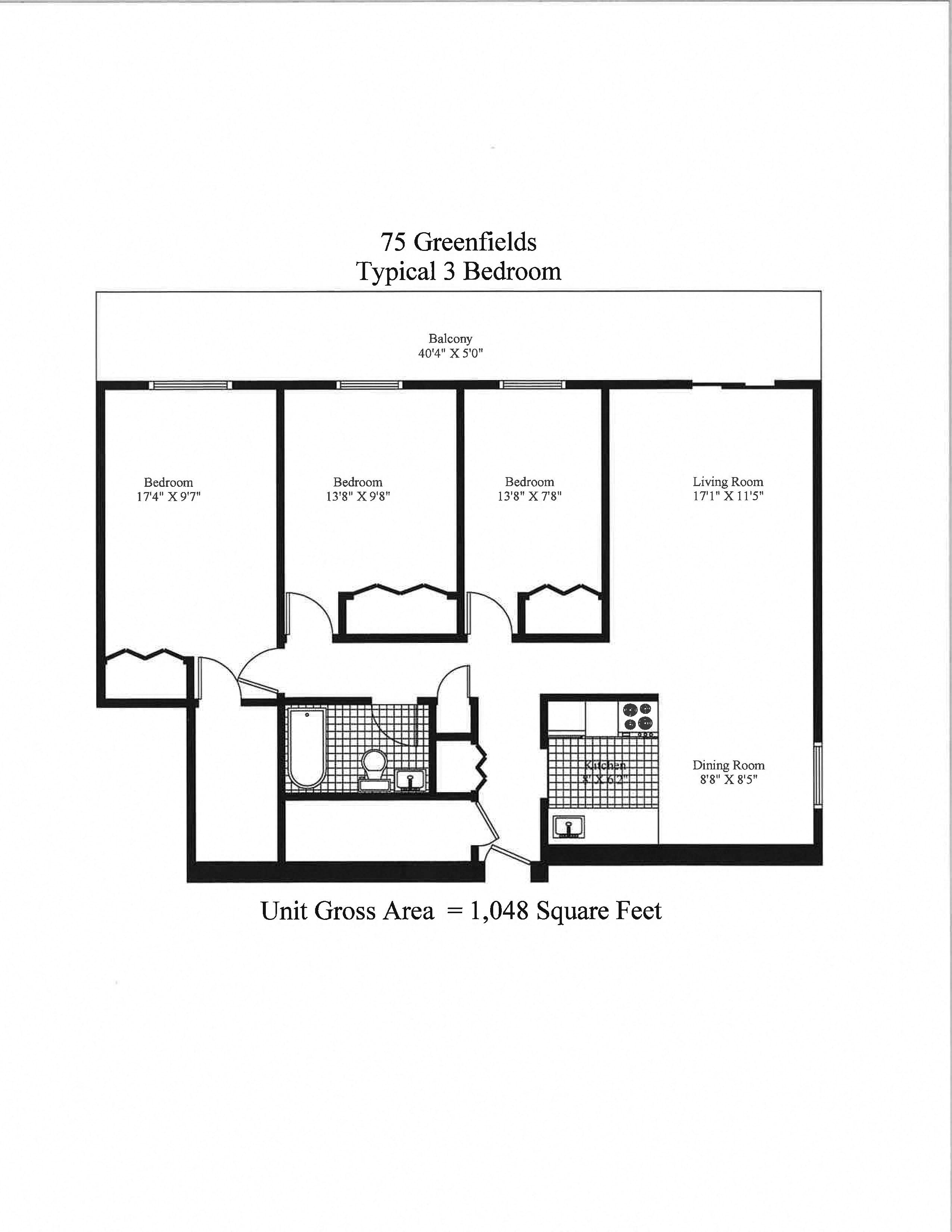 75 Greenfields Three Bedroom Image