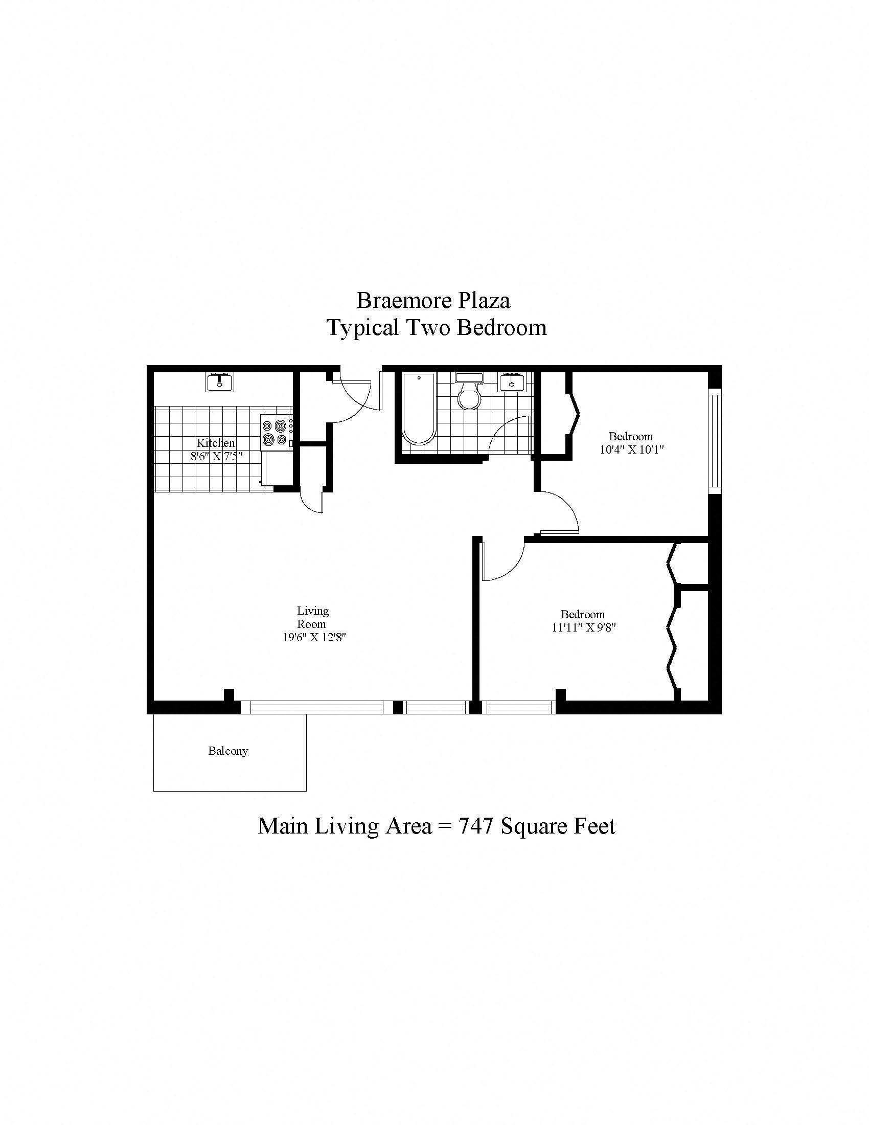 Braemore Plaza Two Bedroom A Image