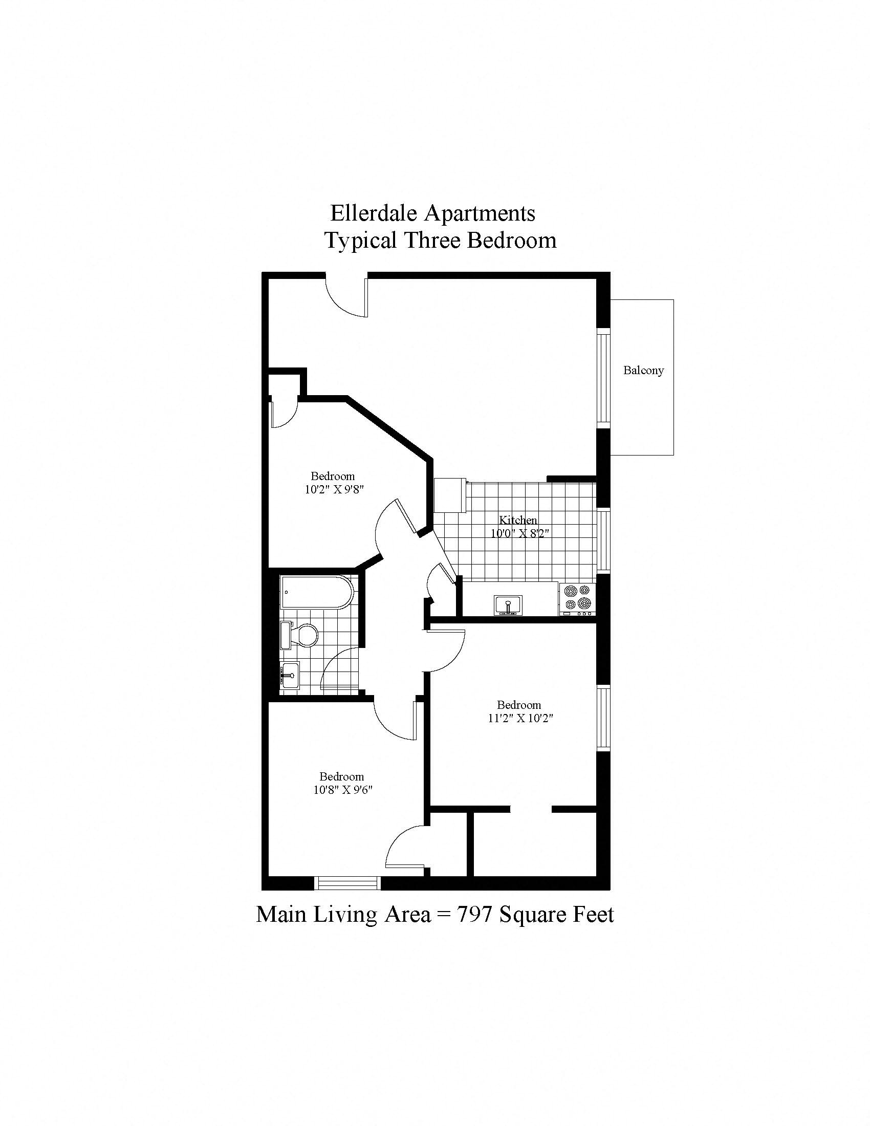Ellerdale Three Bedroom Image