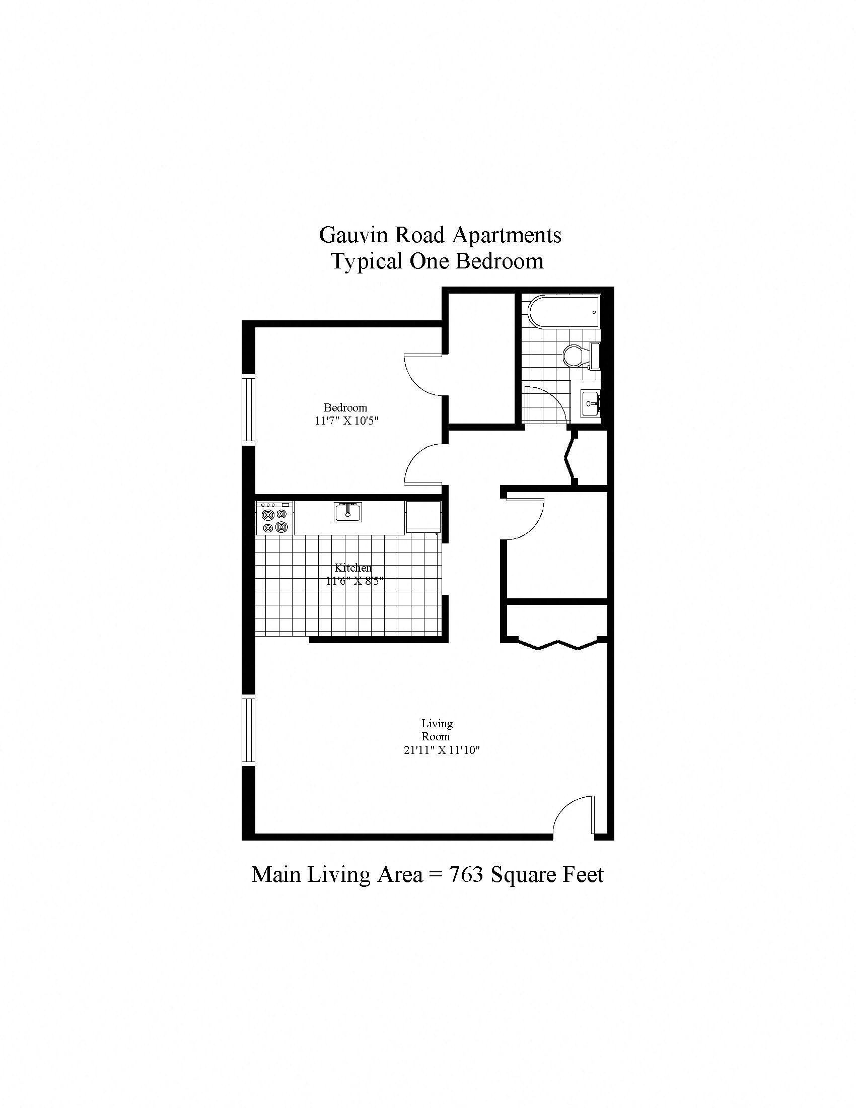 Gauvin Road One Bedroom Image