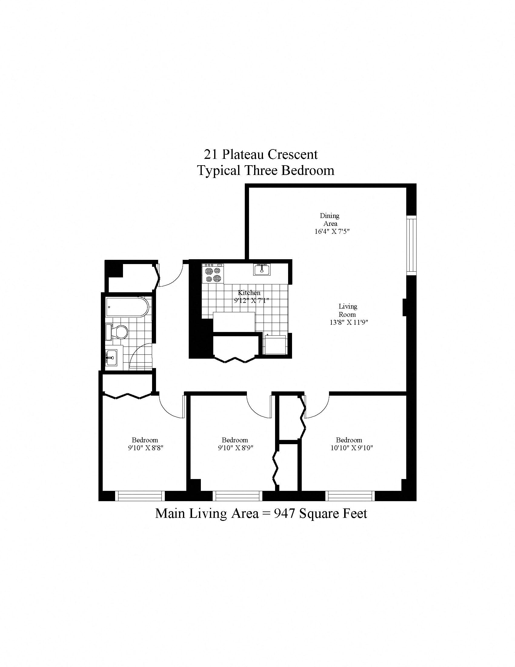 Three Bedroom
