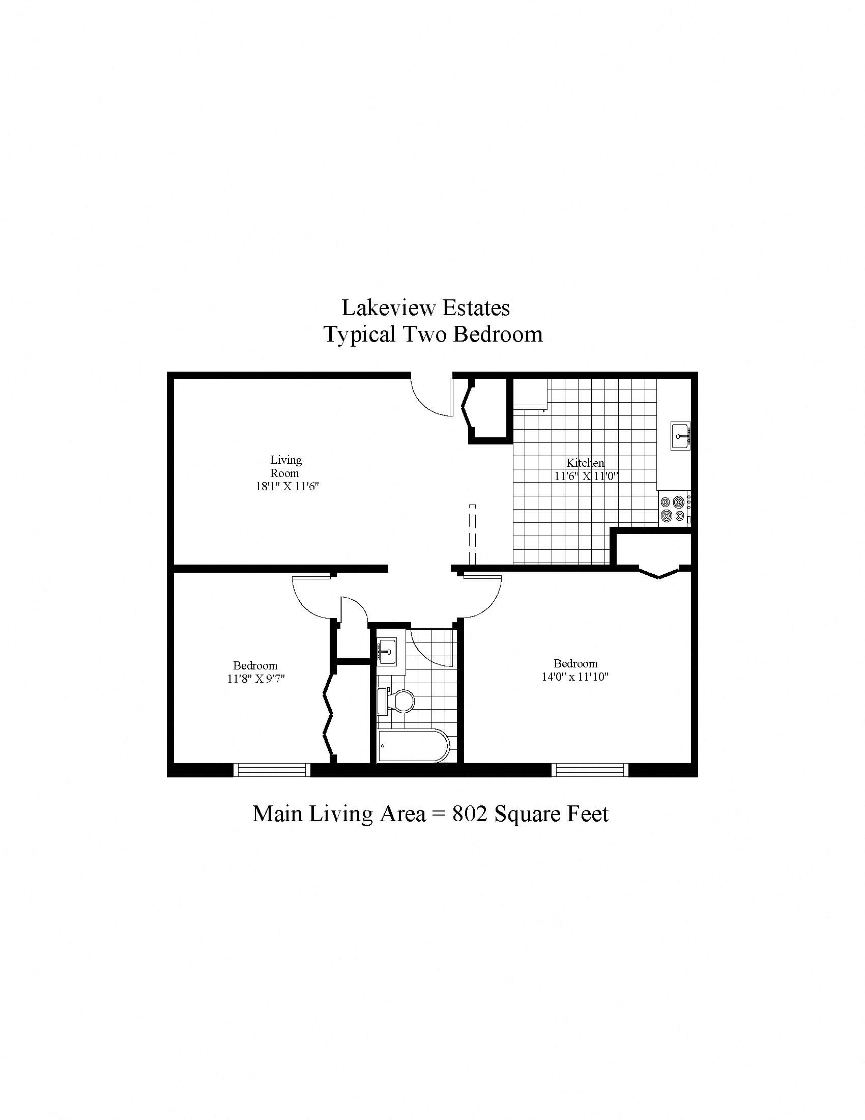 Lakeview Estates Two Bedroom Image
