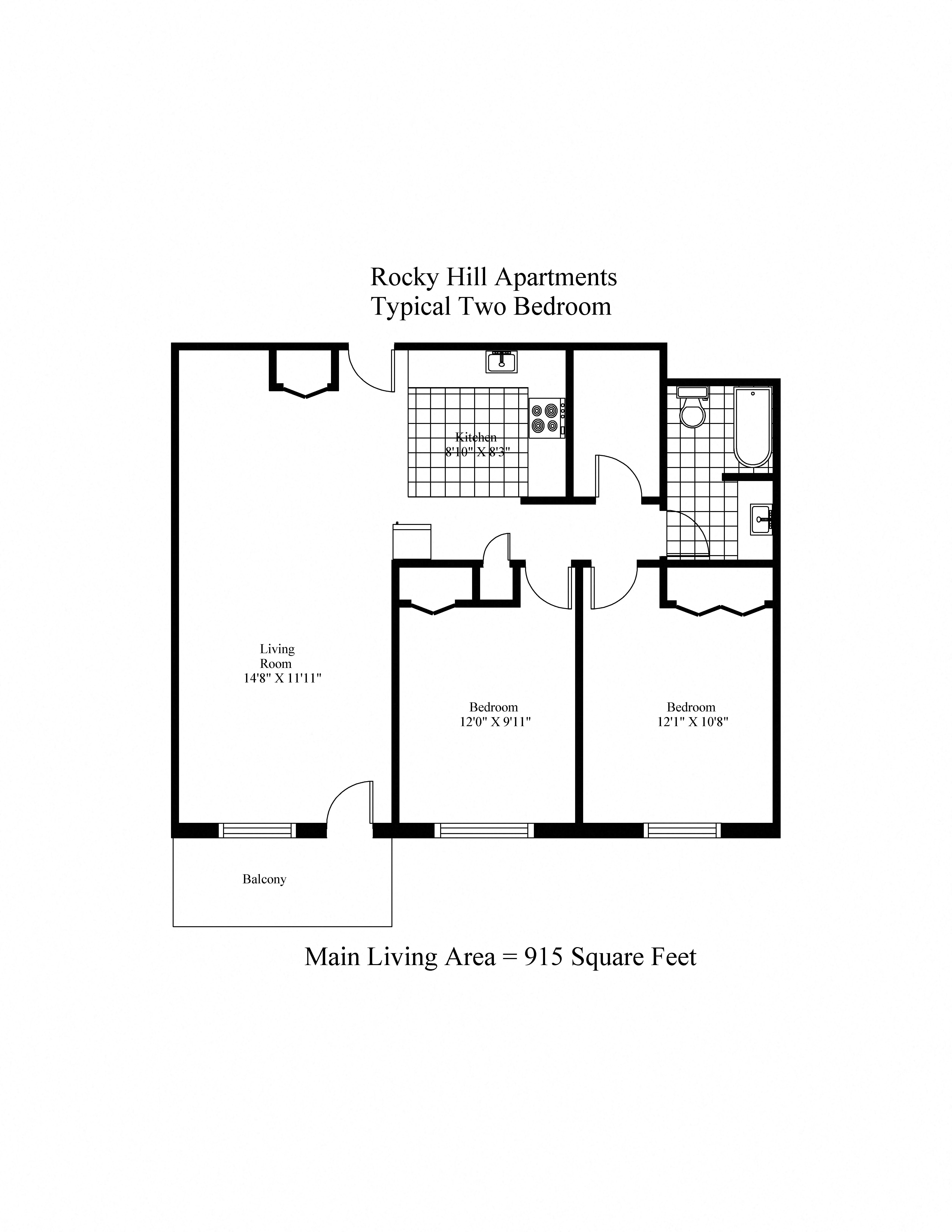Rocky Hill Two Bedroom Image