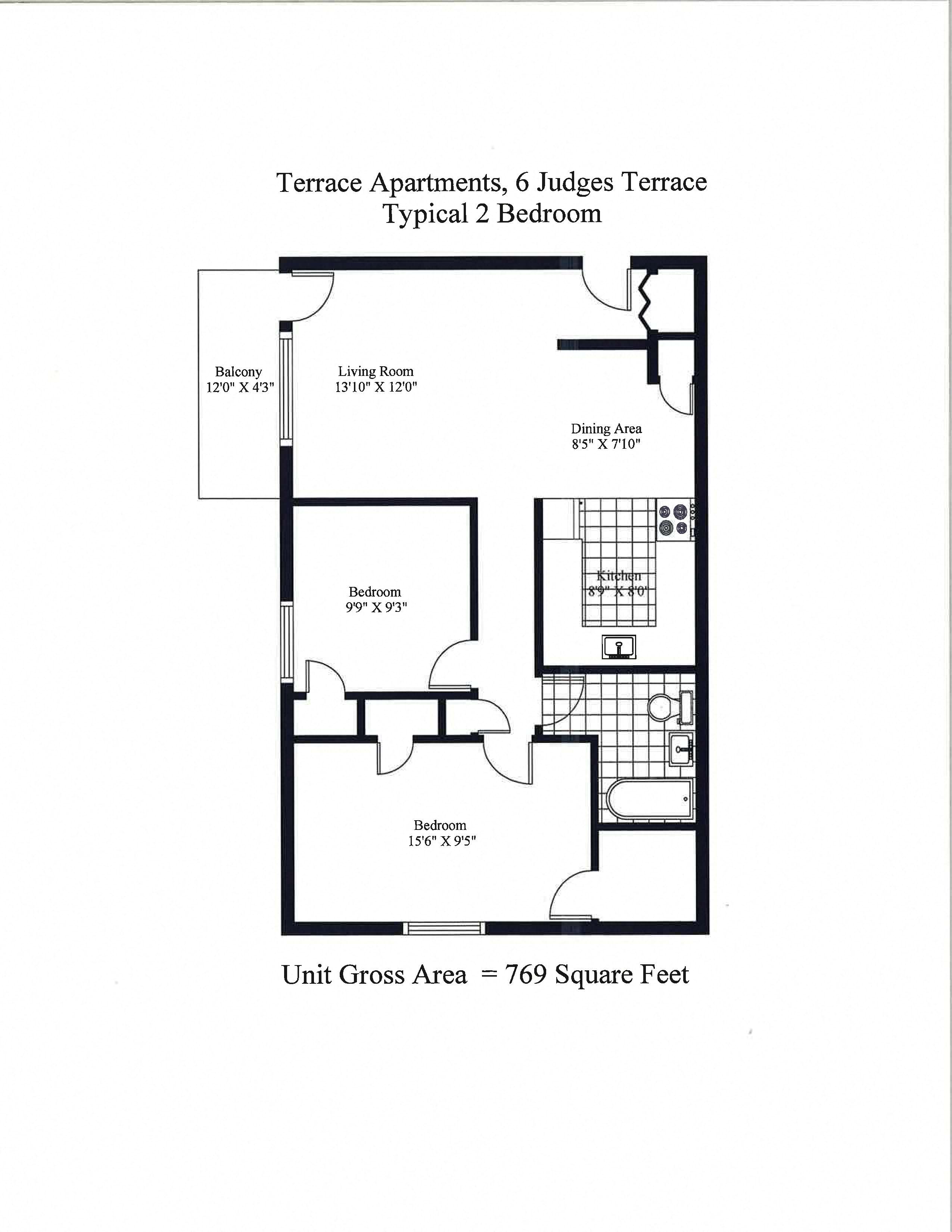 Terrace Apartments Two Bedroom