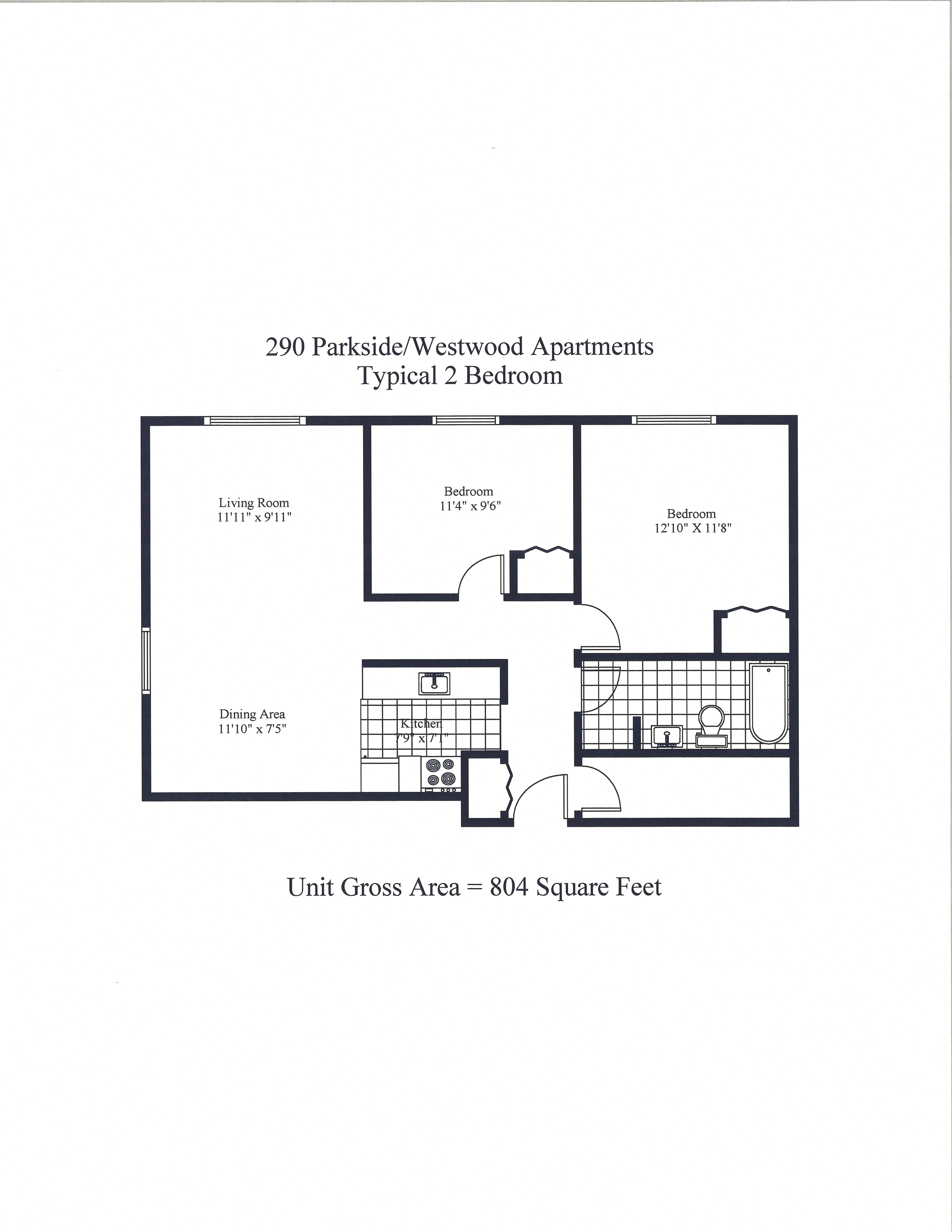 Westwood Apartments Two Bedroom Image