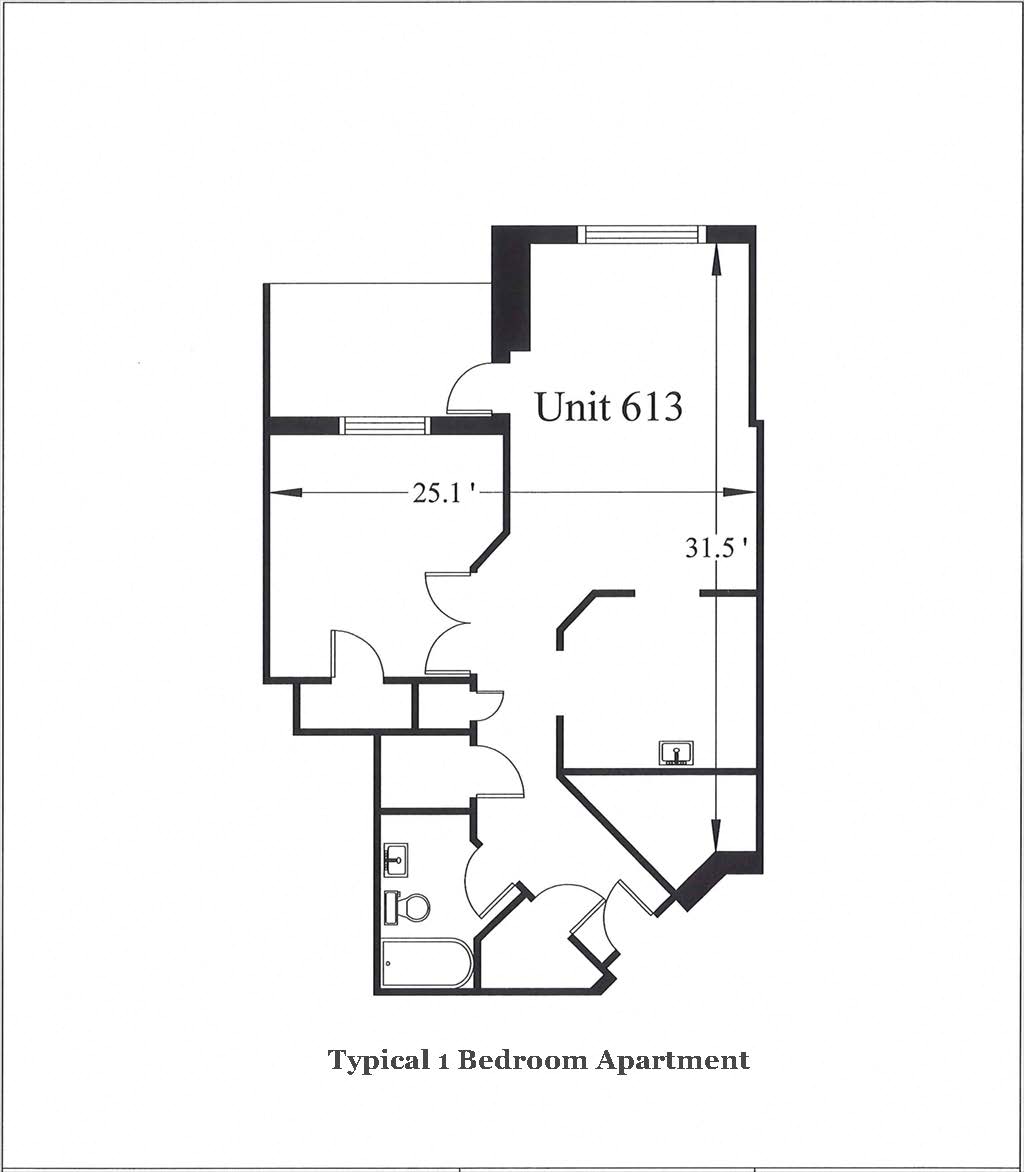 21 Parkland 1 Bedroom
