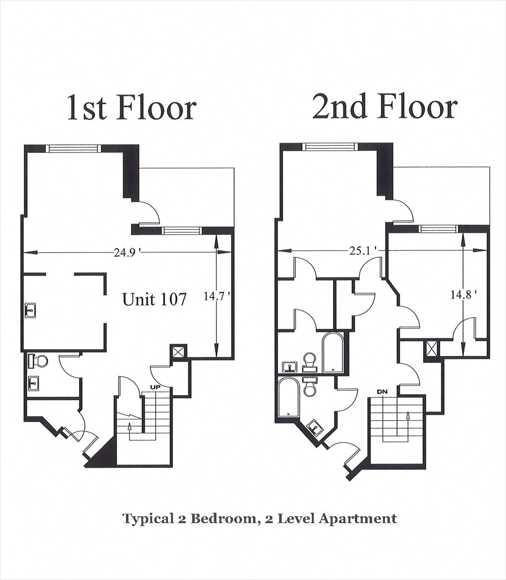21 Parkland 2 Bedroom 2 Level