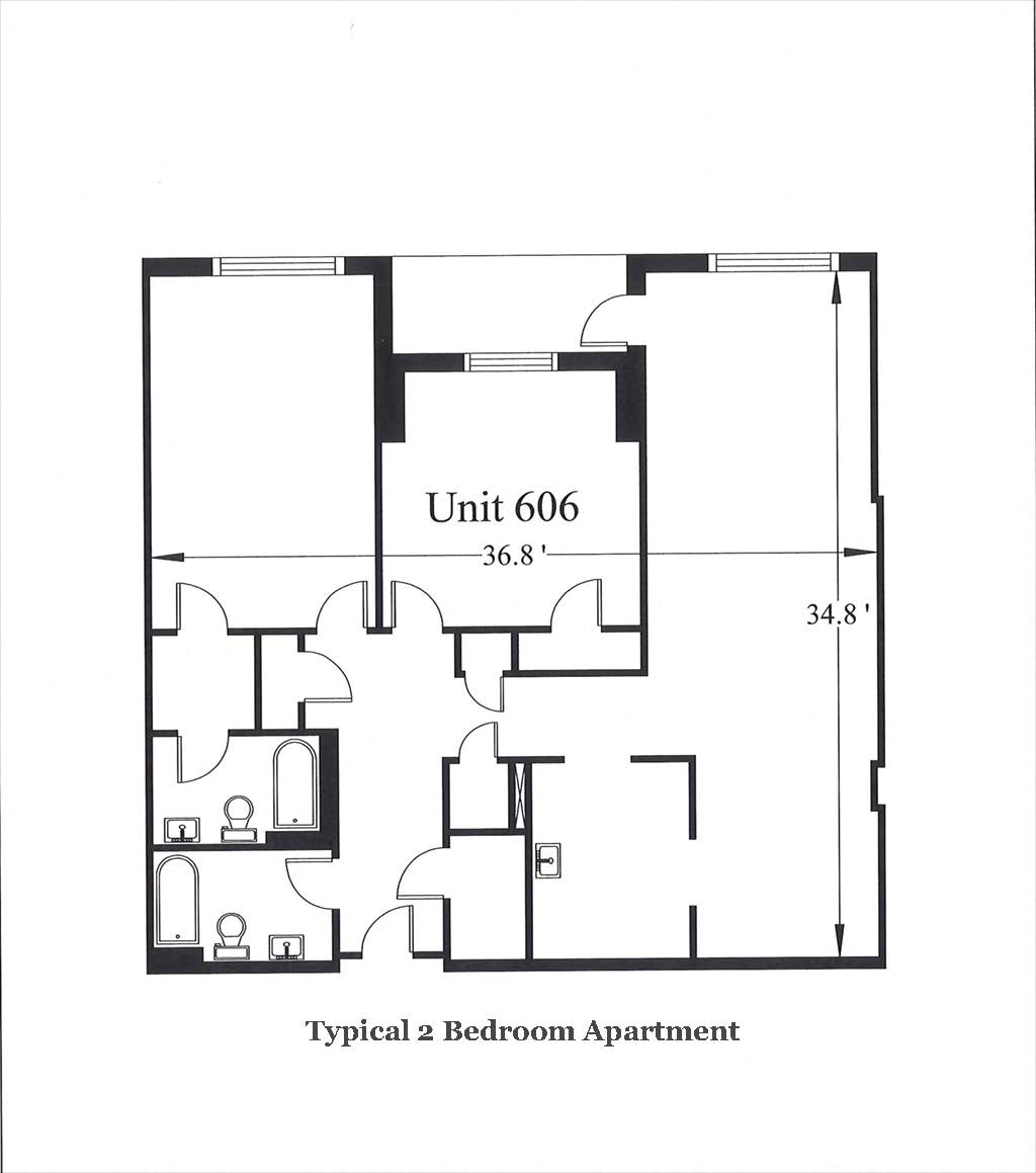 21 Parkland 2 Bedroom 2 Bath