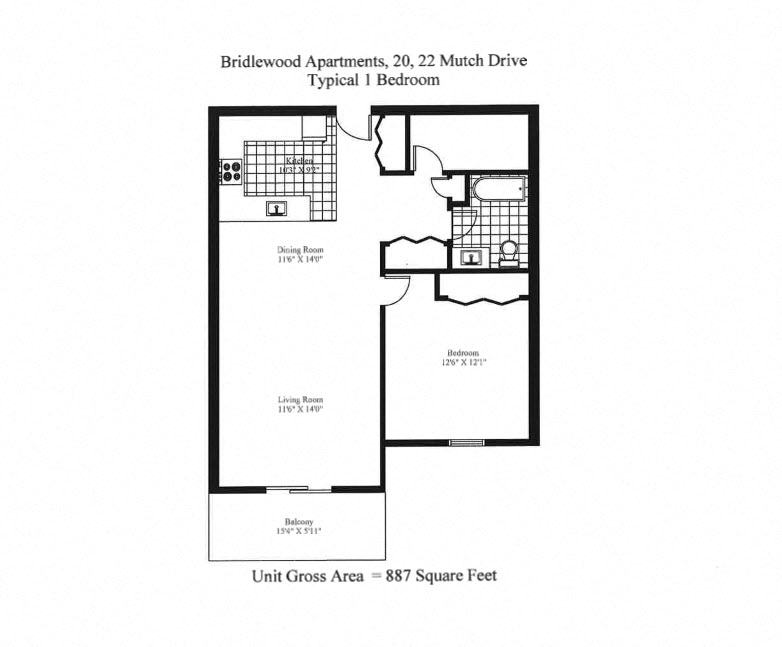Bridlewood Apartments - 1 Bedroom