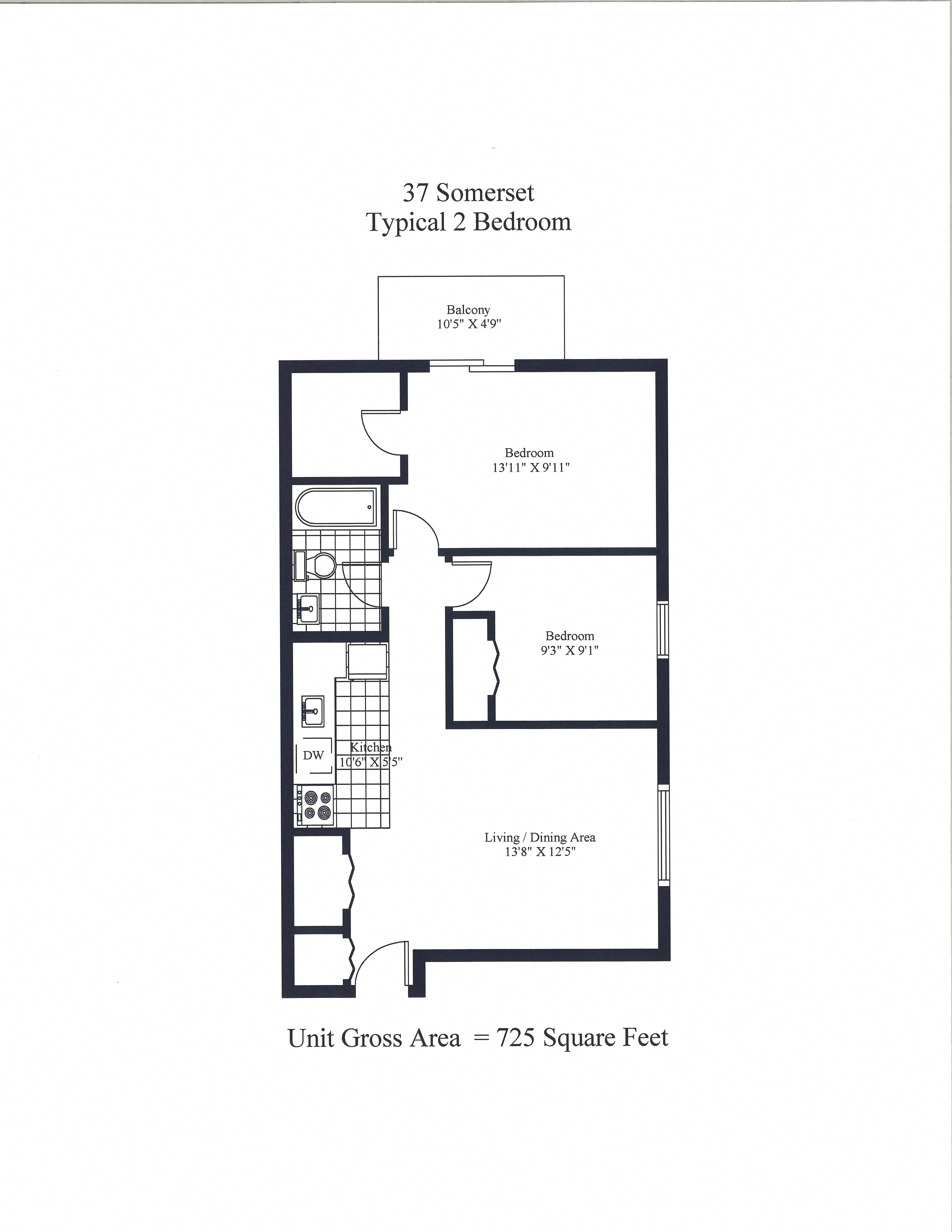 37 Somerset Two Bedroom Image