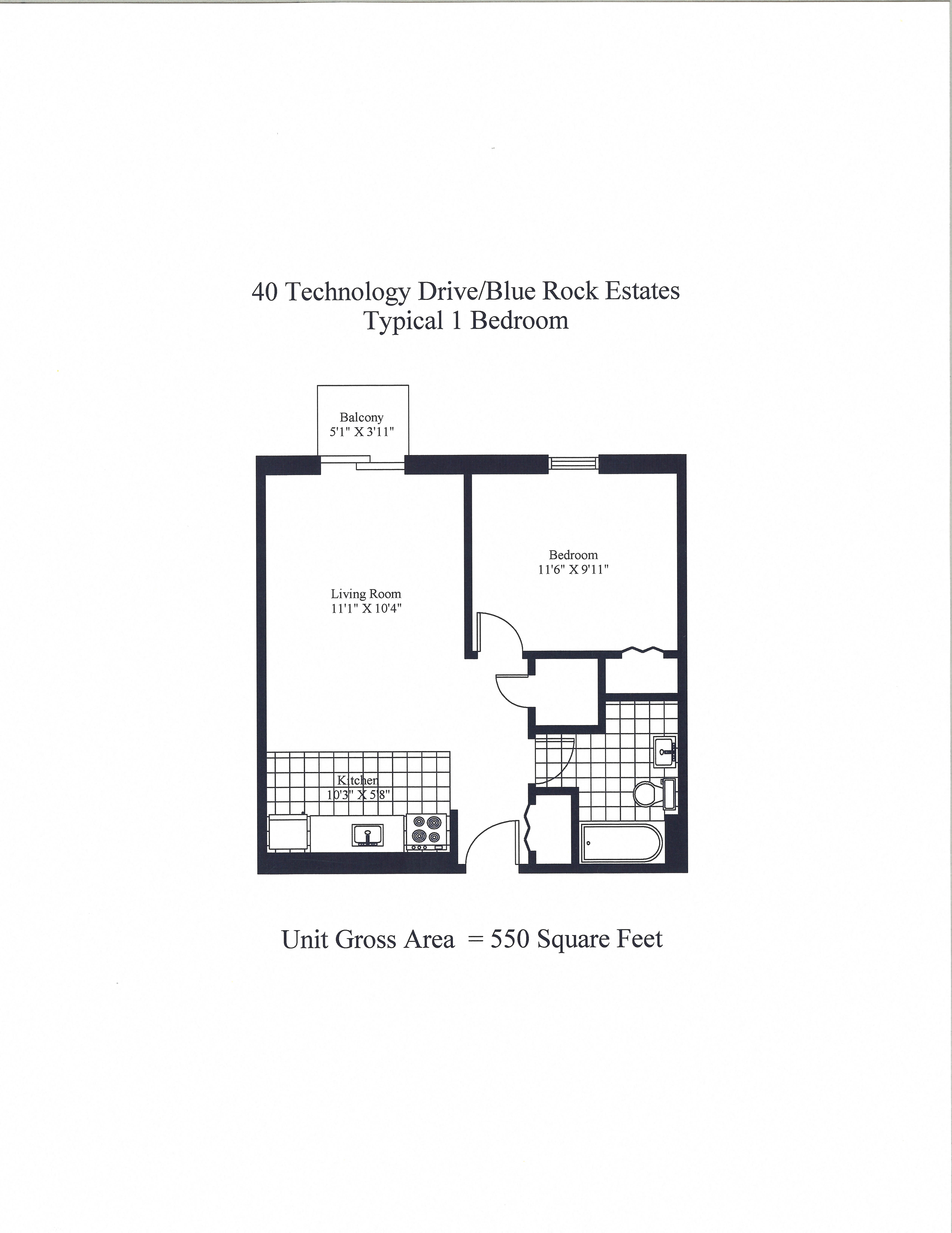 40 Technology One Bedroom Image