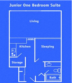 Garden Park Junior 1 Bedroom
