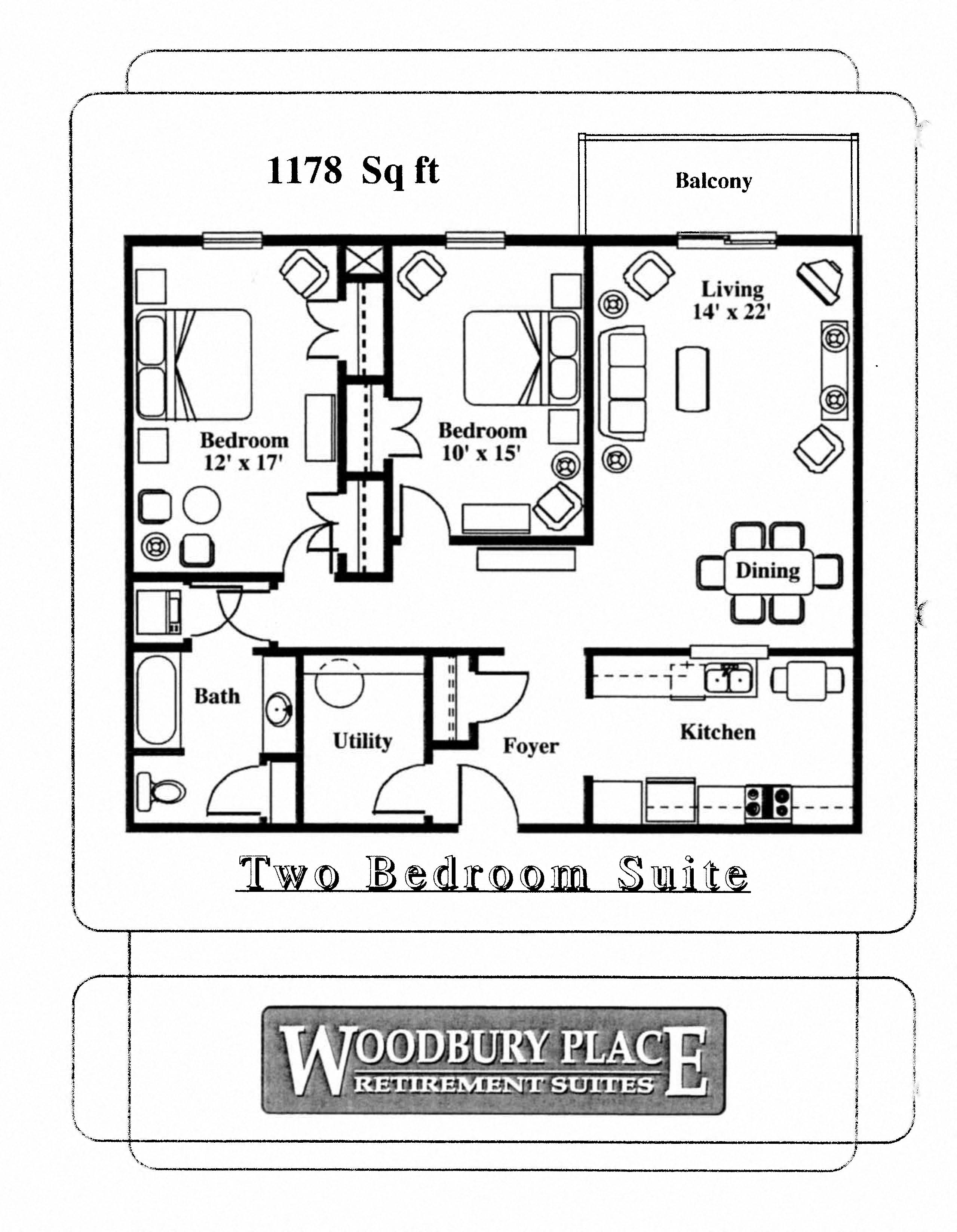 Woodbury Gardens Two Bedroom + Balcony Image