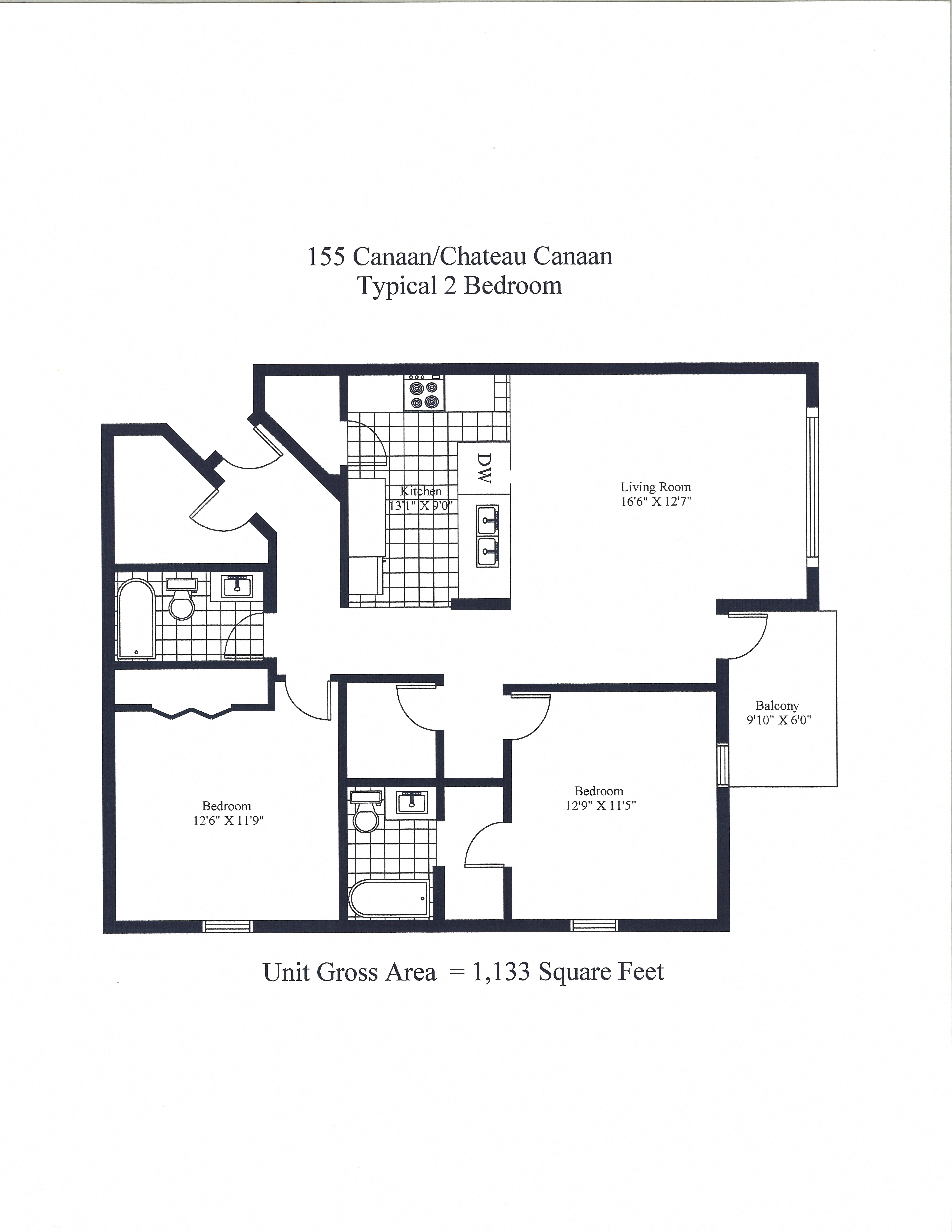 155 Canaan Drive Two Bedroom Image
