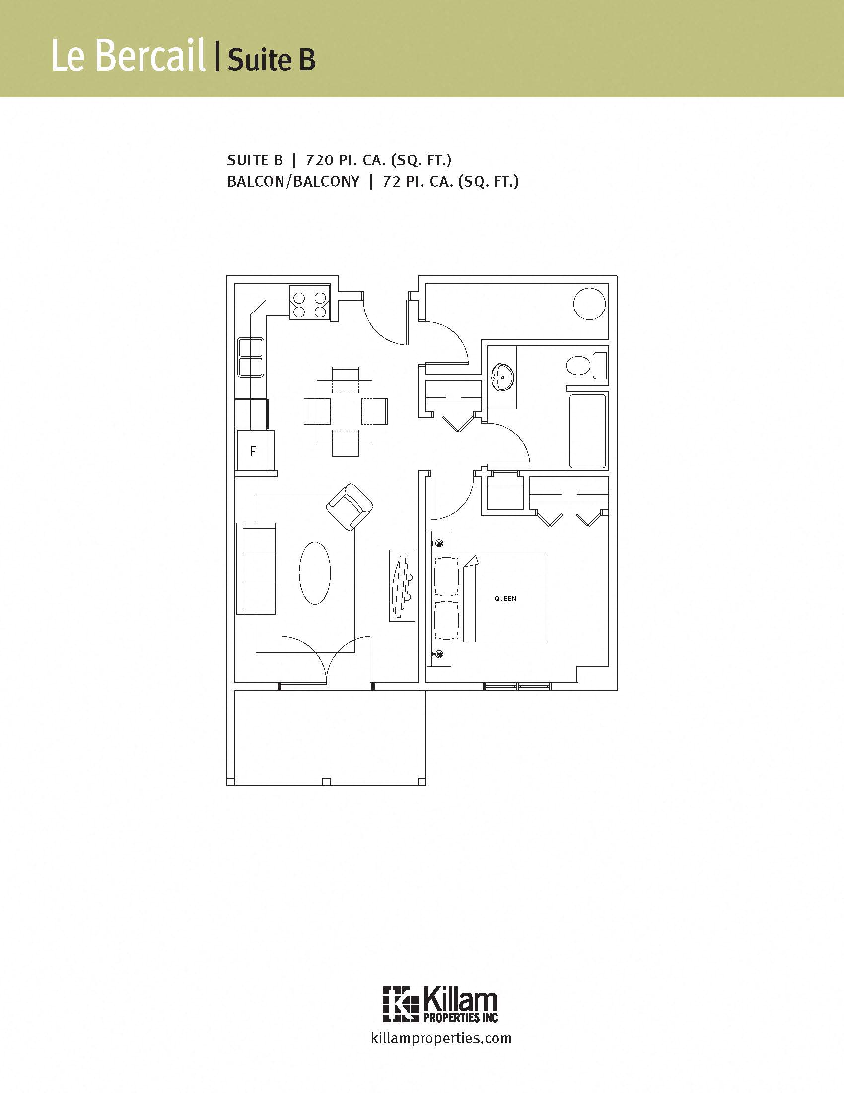 Le Bercail One Bedroom B Image