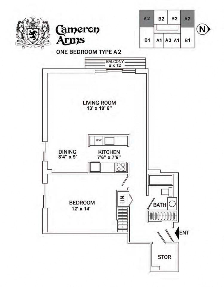 Cameron Arms Two Bedroom Large A Image