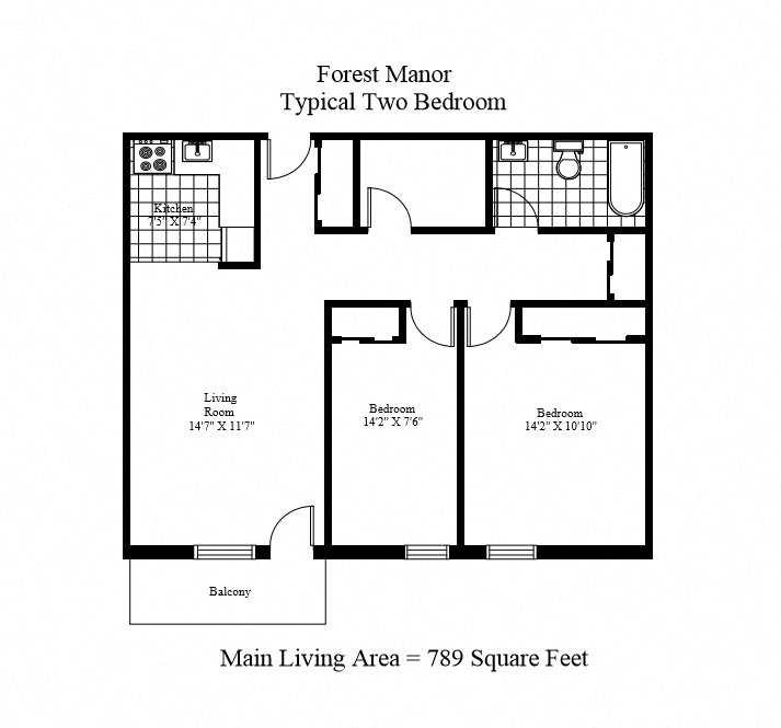 Forest Manor - 2 Bedroom
