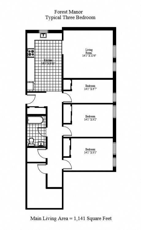 Forest Manor - 3 Bedroom