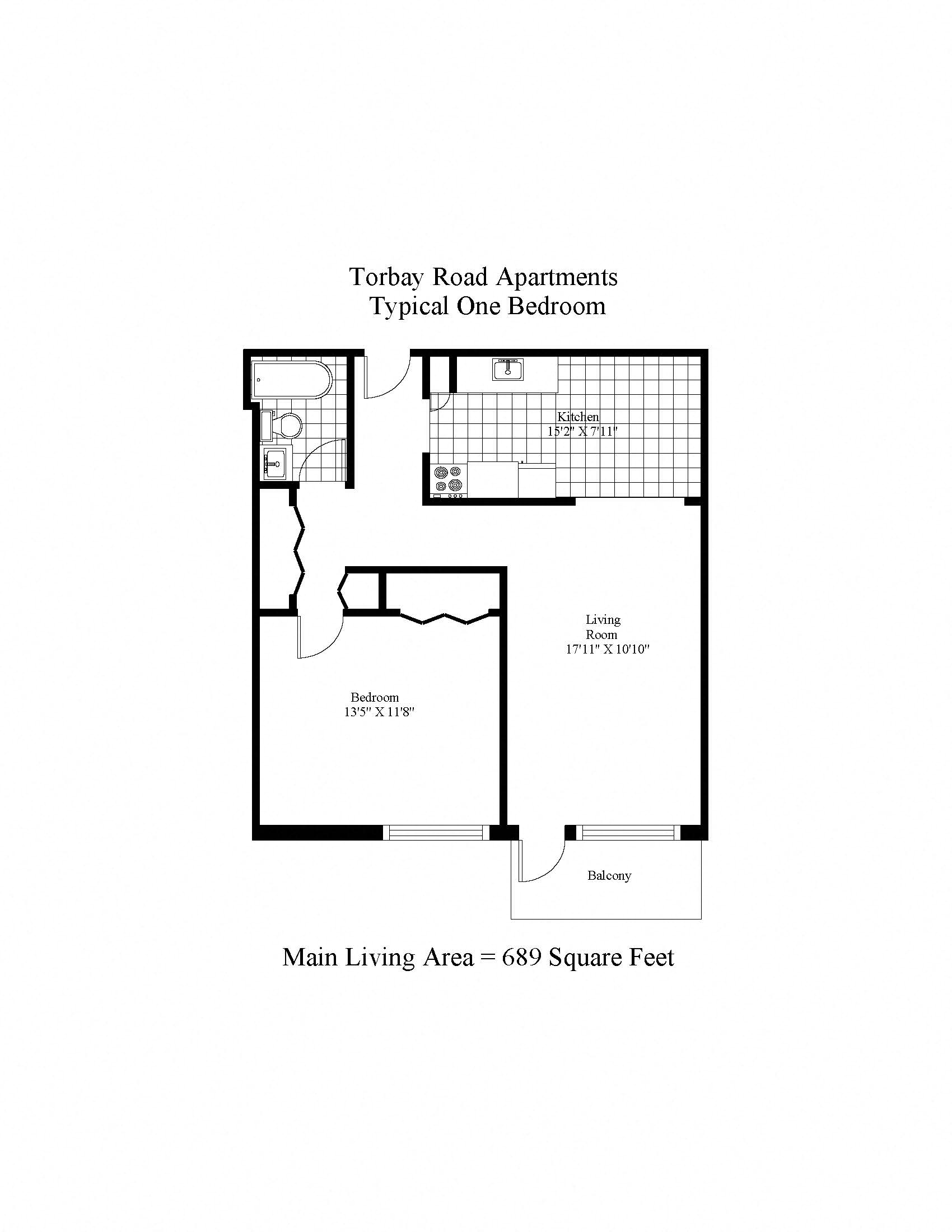 Torbay Road Apartments One Bedroom