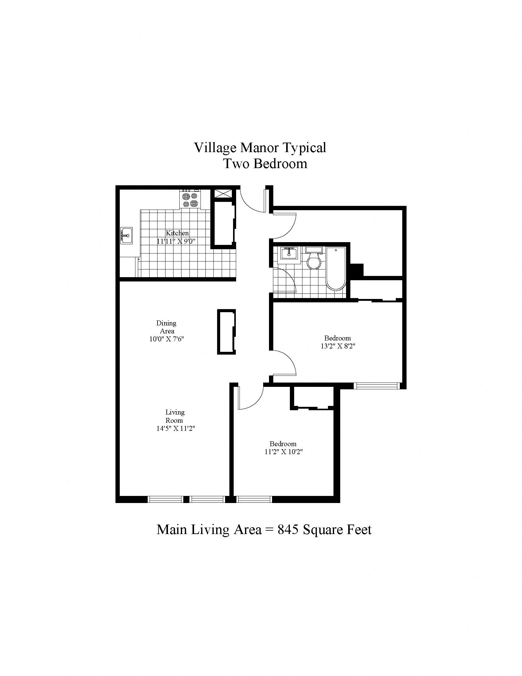 Village Manor Two Bedroom