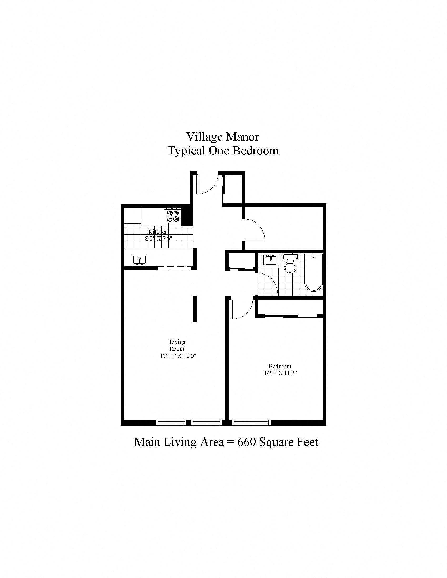 Village Manor One Bedroom