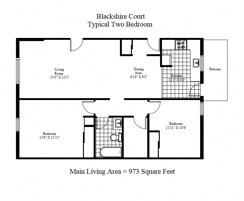 Blackshire Court - 2 Bedroom