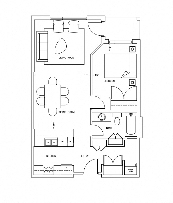 Bennett House - 1 Bedroom