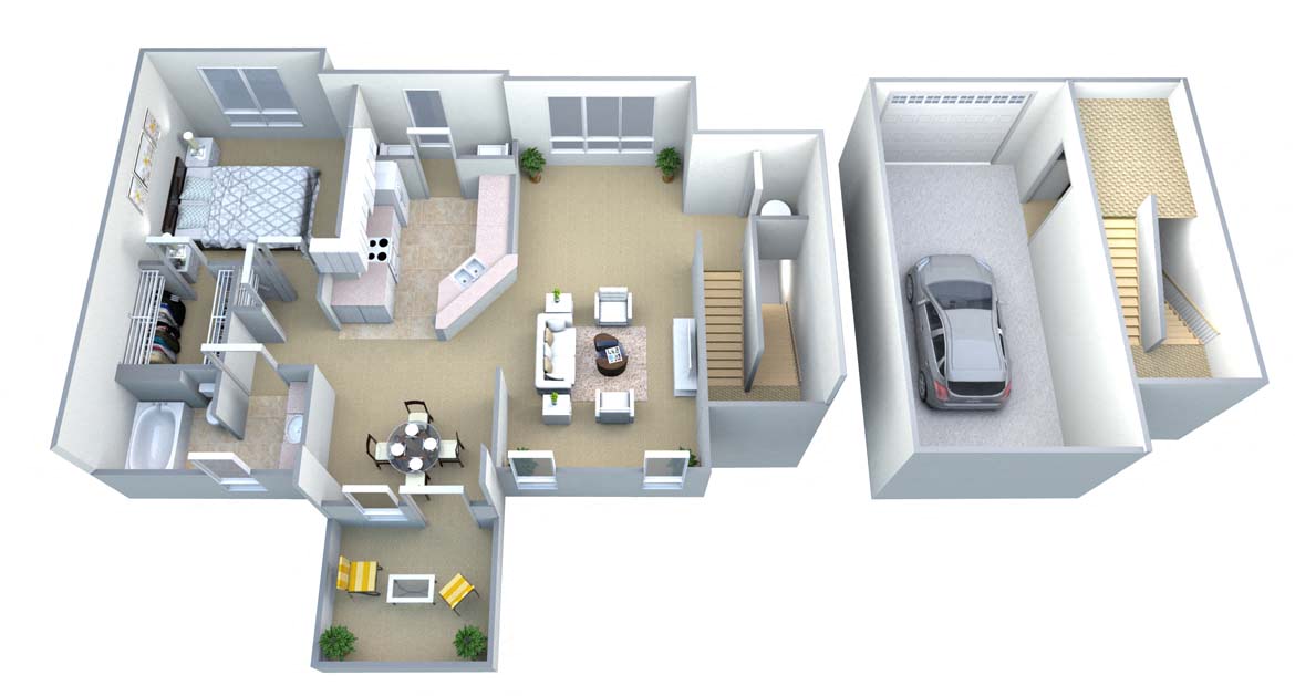 Walton Centennial Carriage House Floor Plan, Roswell GA
