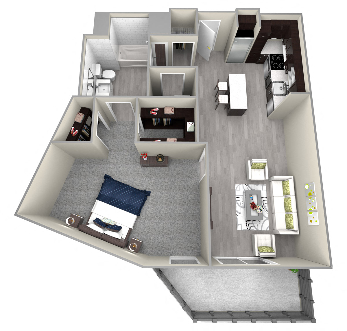 Chattahoochee Riverside A3 Floor Plan
