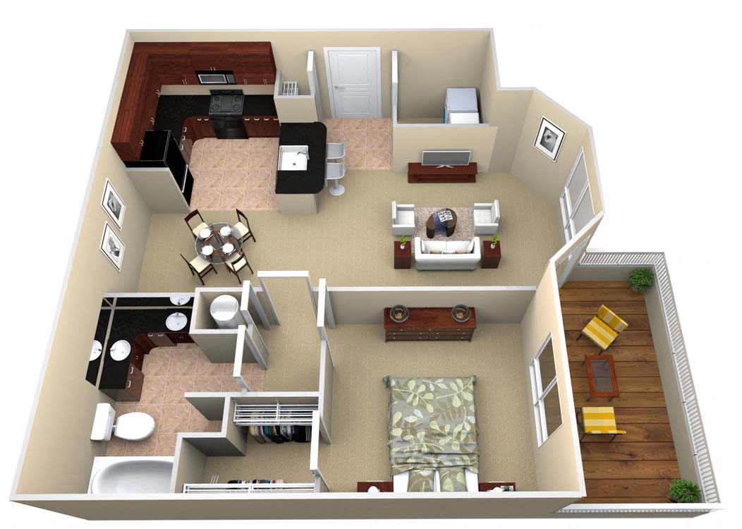 A1 Floor Plan Layout, Walton Lakes, Atlanta GA
