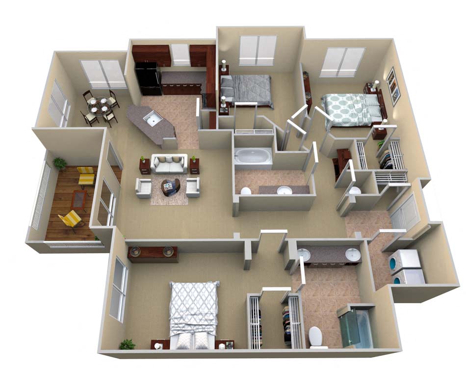 C2 Floor Plan Layout, Walton Lakes, Atlanta GA