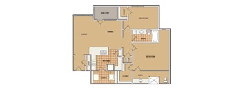 B1-Mountain View 2 Bed/2 Bath